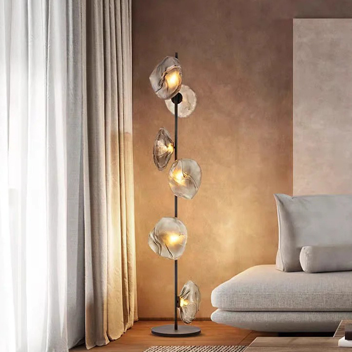 Living room sofa bedroom simple atmosphere floor lamp