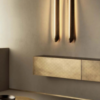 Aare gorge style living room villa background wall etched wall lamp