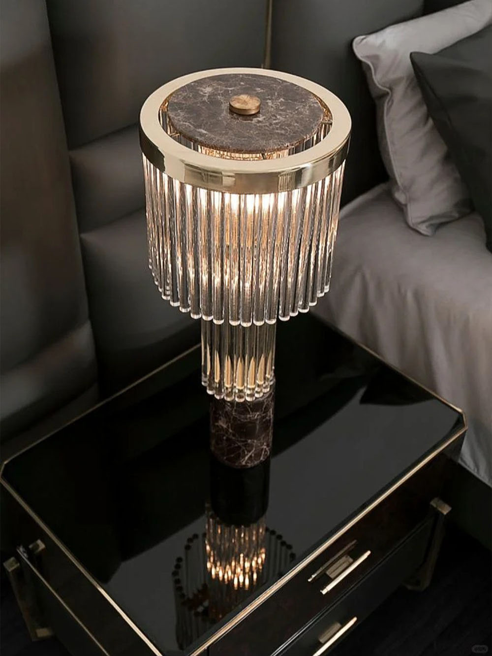 Bedroom nightstand lamp