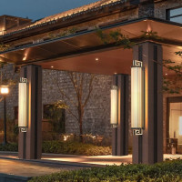 New Chinese hotel Villa terrace wall lamp customization