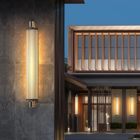 New Chinese hotel Villa terrace wall lamp customization