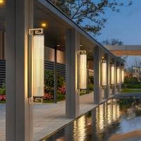 New Chinese hotel Villa terrace wall lamp customization