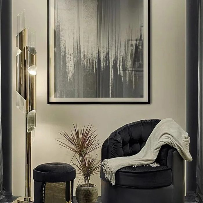 Modern style living room bedroom floor lamp
