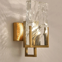 Modern simple design crystal wall lamp