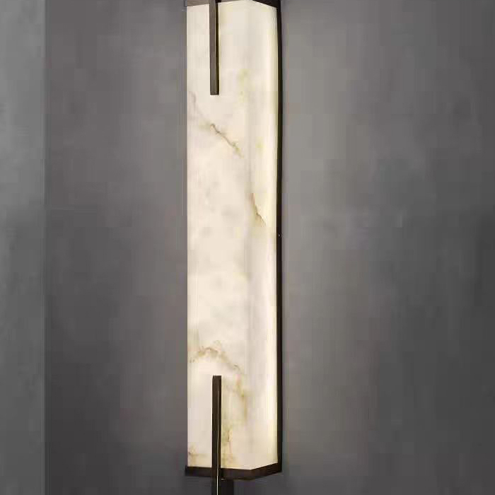 Modern simple marble wall lamp