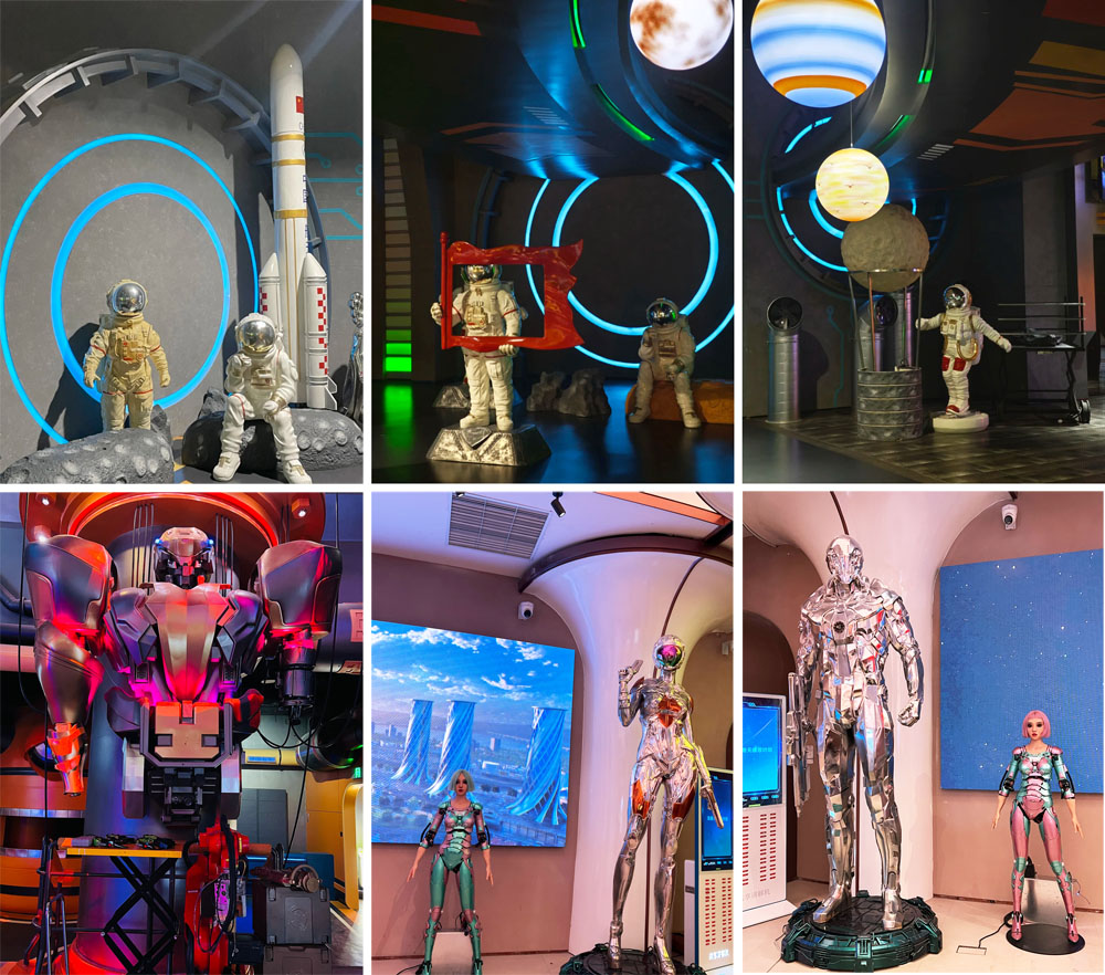 Paper installation art Paper installation art