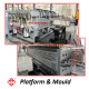 Co-extrusion PC PP Hollow Grid Corrugated Sheet Machine