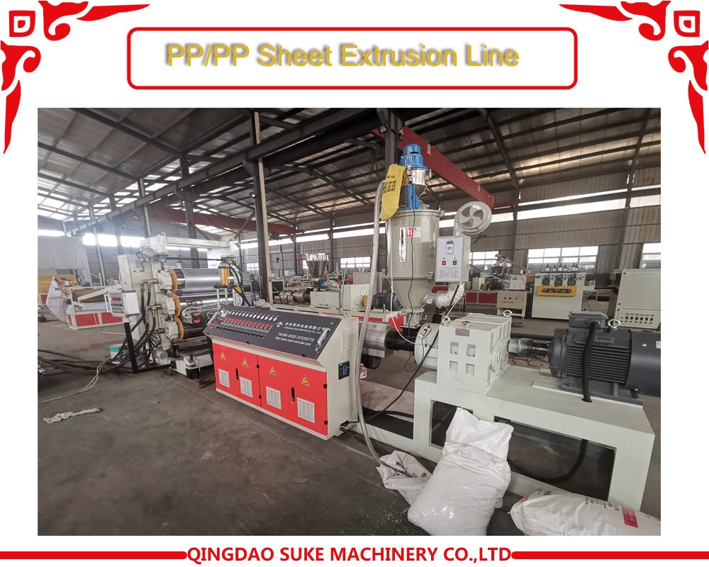 PE/PP sheet extruder