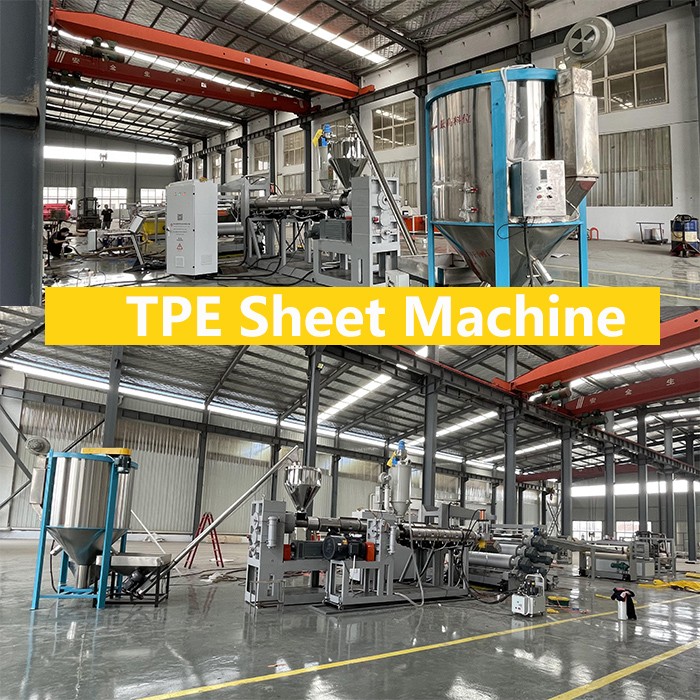 PE sheet making machine