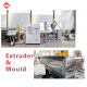 Plastic PE/PP/PC Hollow Corrugated Sheet Extruder Machine