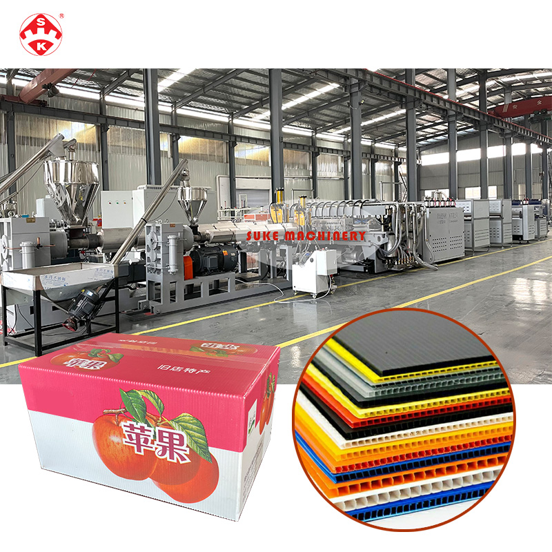 pp hollow packigng boxes production machine