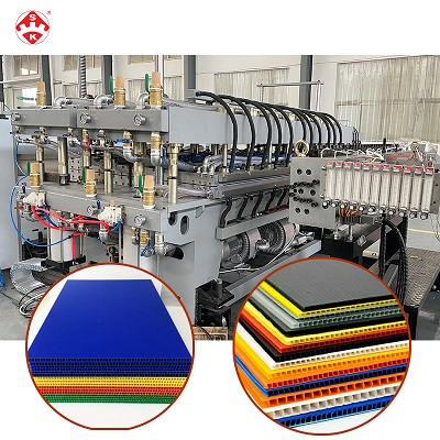 pp hollow sheet machine