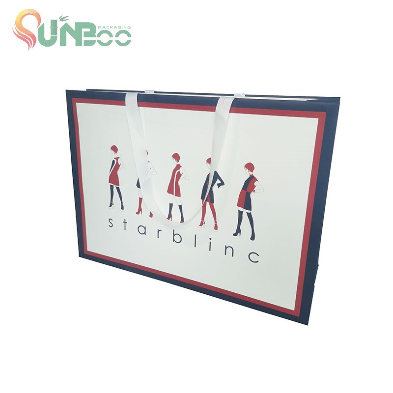 Sac en papier de haute qualité Sac d'emballage cadeau personnalisé