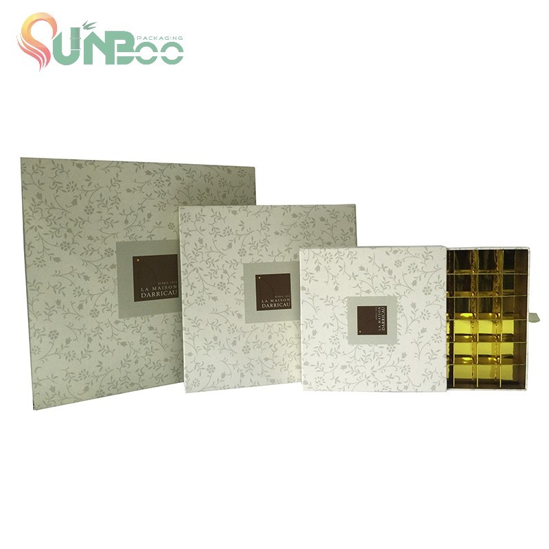 Coffret cadeau de chocolats assortis de luxe