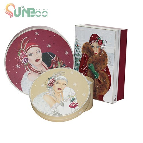 Boîtes cosmétiques de forme ronde Boîtes cosmétiques personnalisées