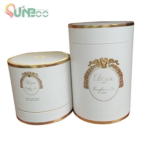 Emballage de boîte ronde Comestic Boîte ronde avec couvercles