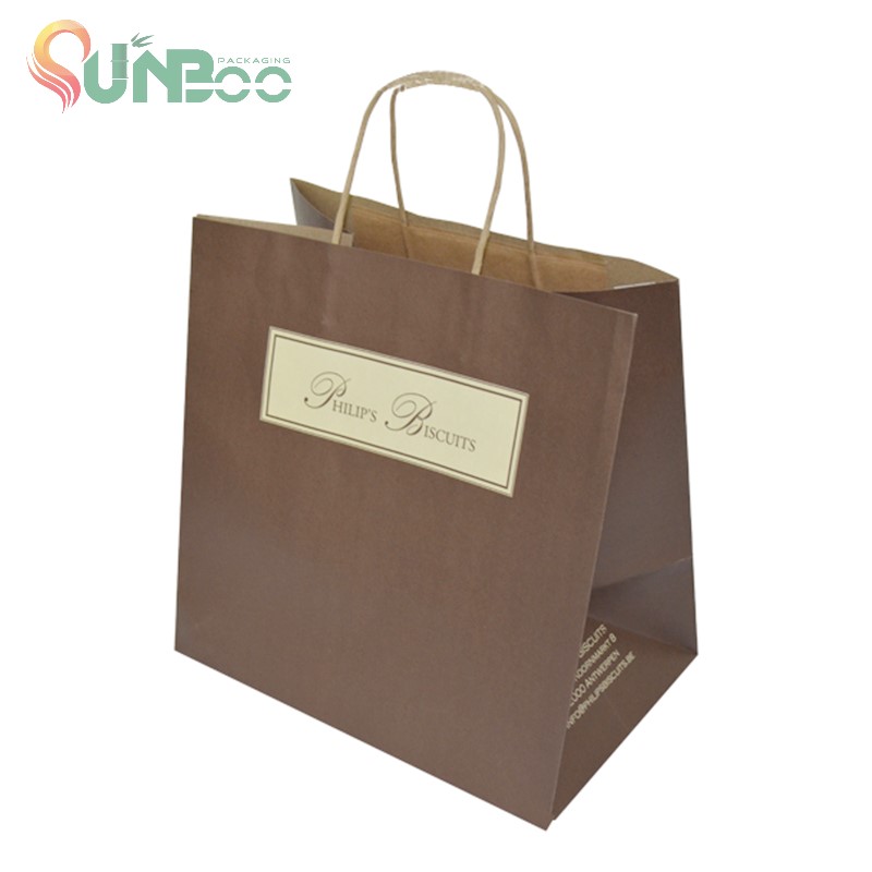 brown twisted handle paper bags