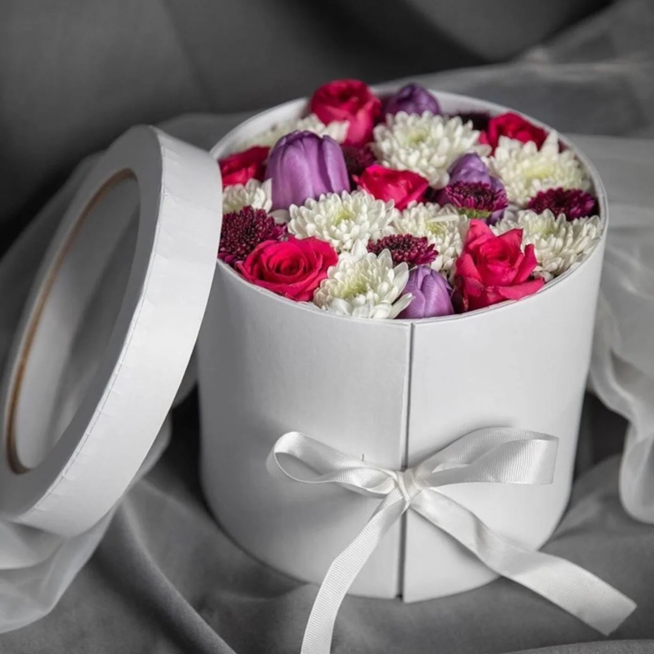 Luxury Round Flower Box
