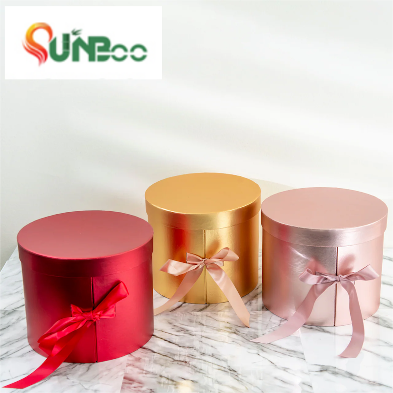 Luxury Round Two Drawer Flower Box