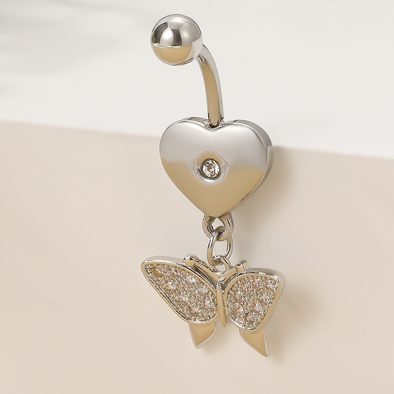 Butterfly Dangle Belly Button Rings