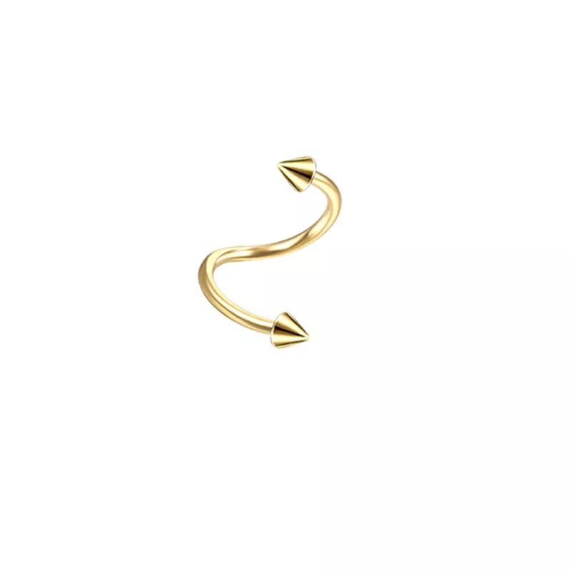 stainless steel spiral lip ring