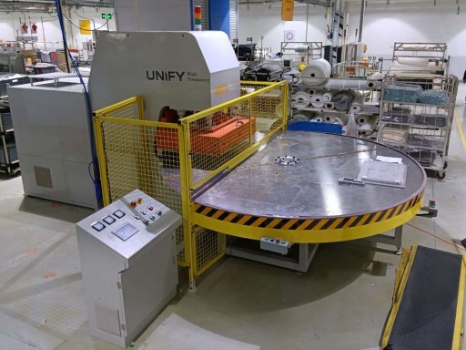 대형 턴테이블 고주파 용접기