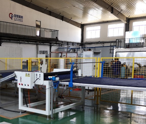 Máquina de soldadura de cama de agua de PVC de alta frecuencia