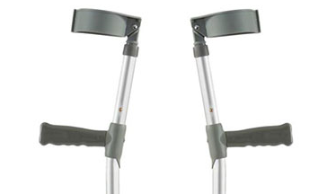 Stampelle Singole Regolabili Con Manico In PVC