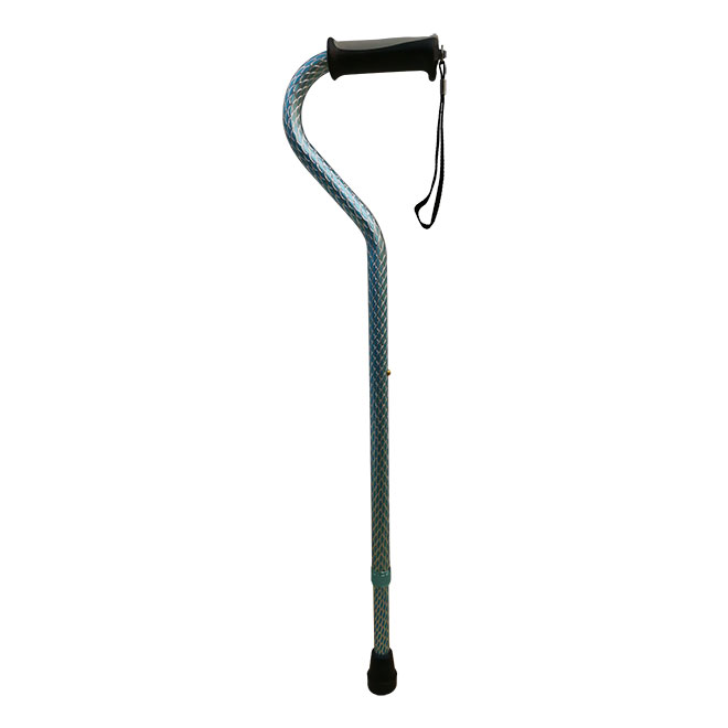 Swan Neck Walking Stick With Soft Grip Handle