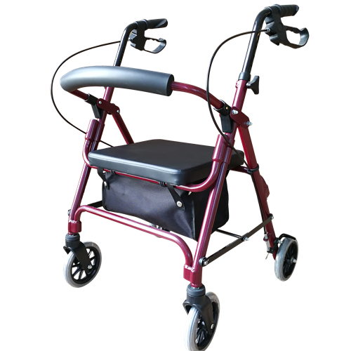 Andadores pediátricos com assento e encosto acolchoados