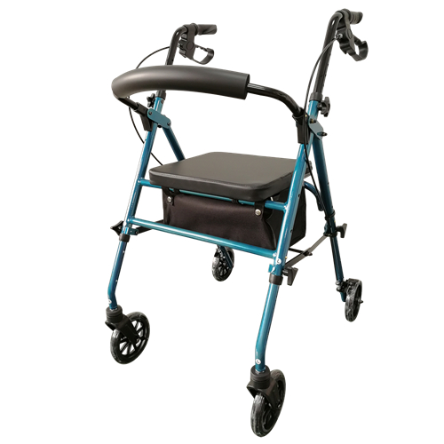 Lightweight Height Rollator Rolling Walker With 6