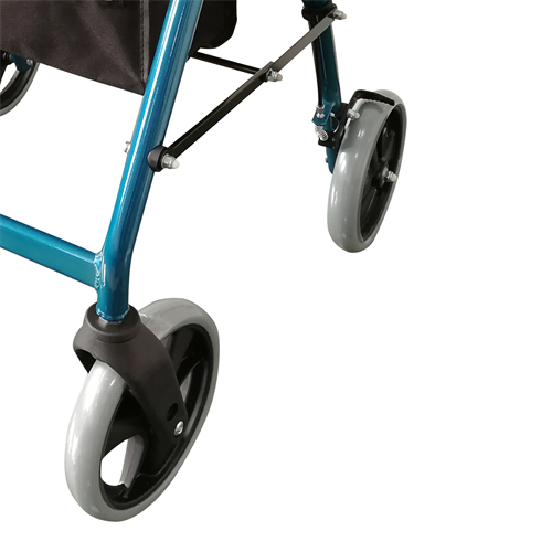 Könnyű összecsukható alumínium görgő, párnázott üléssel