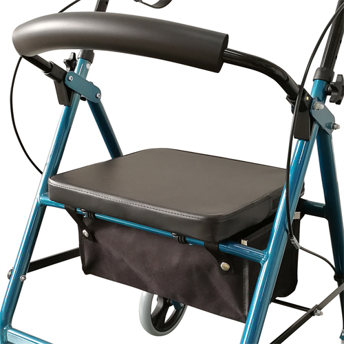 Könnyű összecsukható alumínium görgő, párnázott üléssel