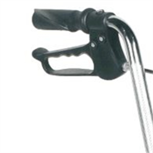 Deambulatore classico in acciaio con sedile imbottito