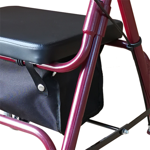 Rollator pediatrici con sedile e schienale imbottiti