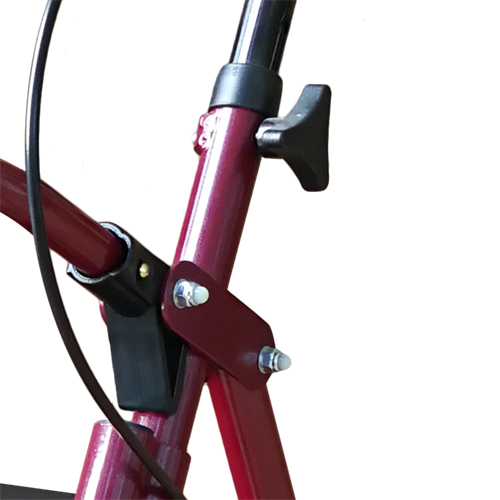 Rollator pediatrici con sedile e schienale imbottiti