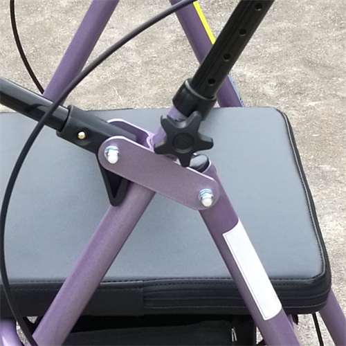 Lichtgewicht extra brede rollator met zitje