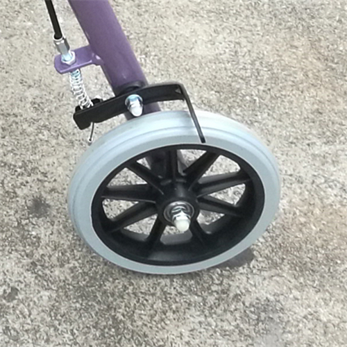 Lichtgewicht extra brede rollator met zitje