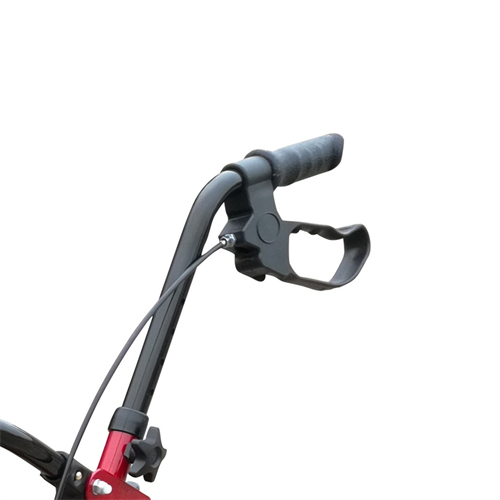 Andador con ruedas plegable cómodo de aluminio de lujo