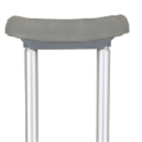 Stampella ascellare con pulsante in alluminio