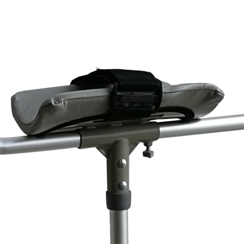 Stampella per avambraccio con piattaforma in alluminio