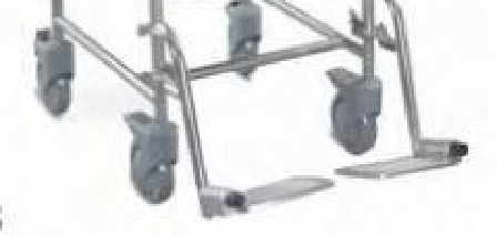 Cadeira de cômoda móvel de aço inoxidável