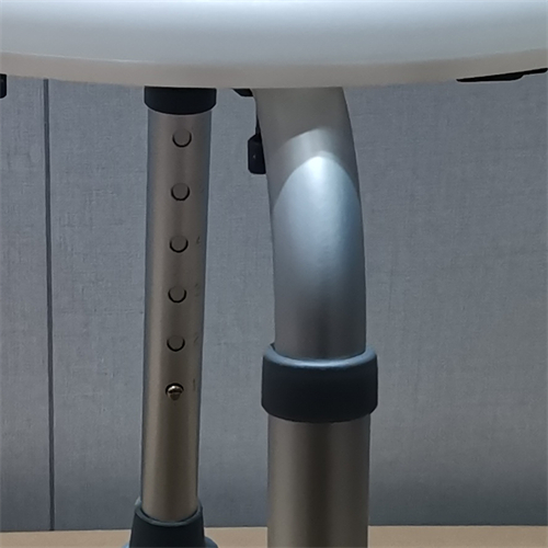 Banco redondo de chuveiro com altura ajustável