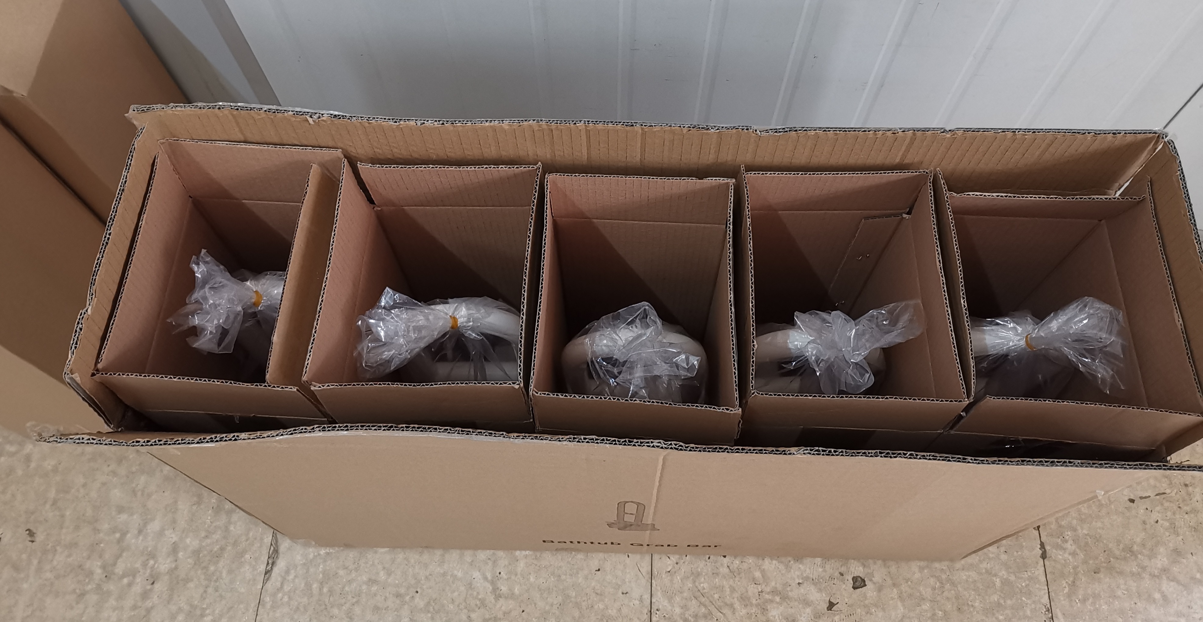 Sicherheitshaltegriff für Badewanne aus Edelstahl