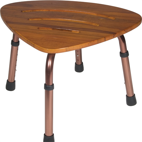 木製シート付きバスシャワーチェア