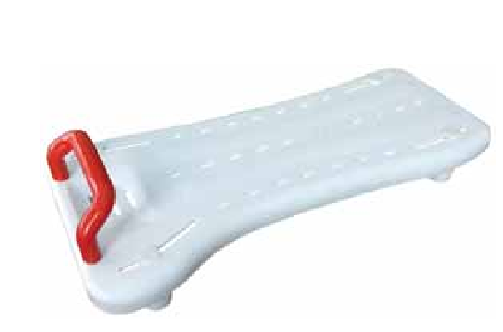 Breitenverstellbares Badebrett für ältere Menschen mit Griff