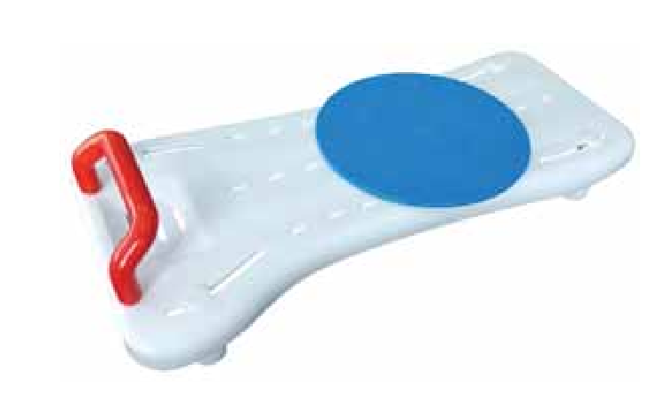 Badplank met draaibare zitting en handgreep