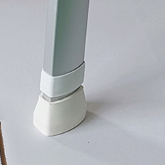 Deluxe driehoekige douchekruk