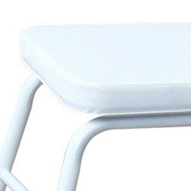 Sgabello da appollaia con seduta in vinile Malvern