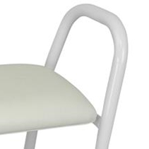 Sgabello appollaiato morbido imbottito con bracciolo